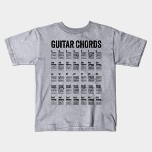 Guitar Chords Poster Kids T-Shirt